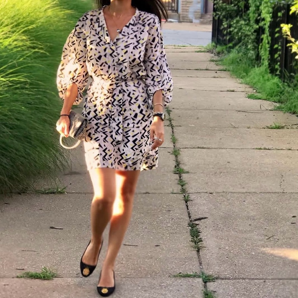 Elegant Patterned Dress